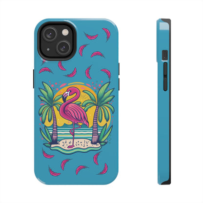 Flamingos & Sunsets Tough Case Designed for iphone - Ruppy's Creations