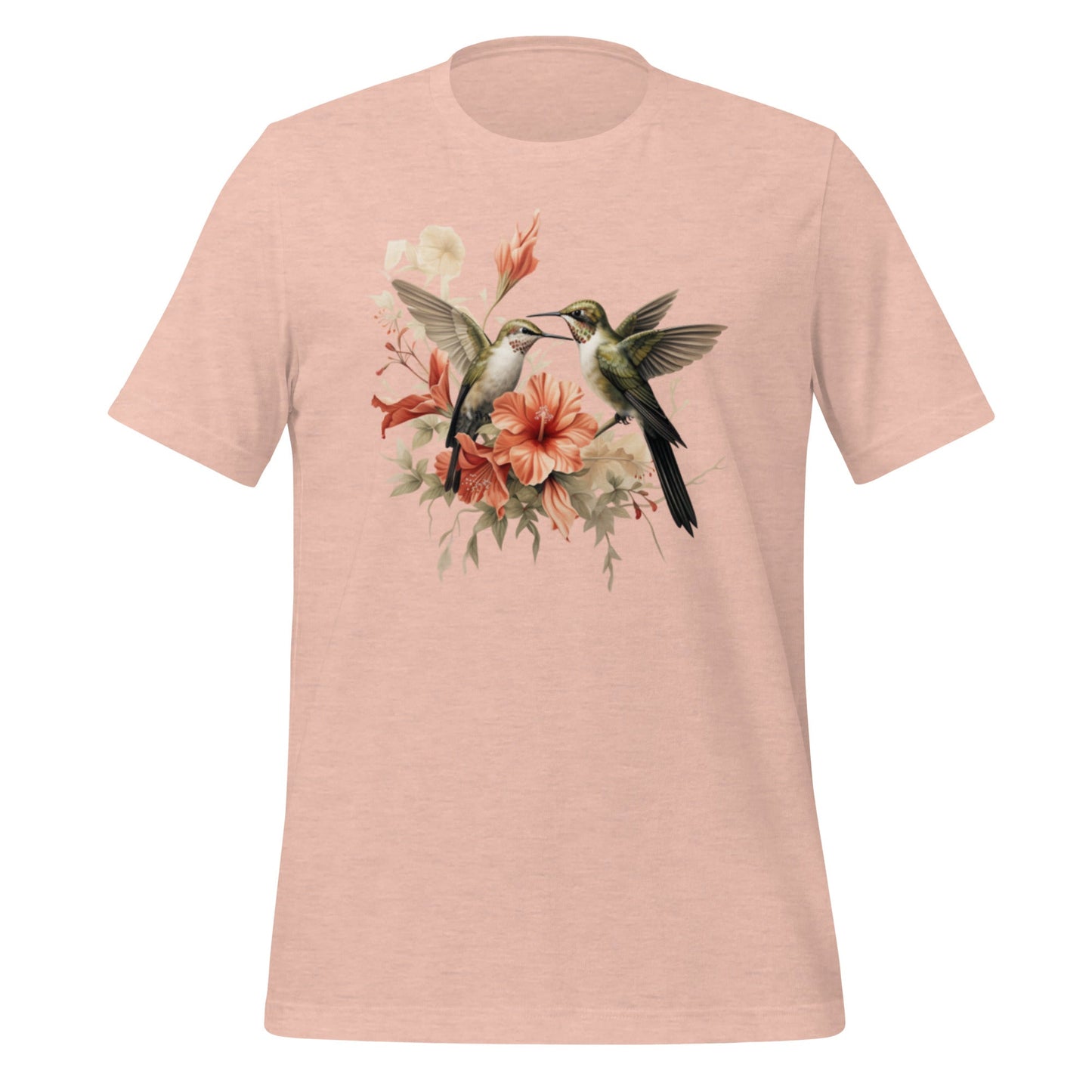 Floral Hummingbird Women's Short Sleeve T-shirt (sizes to 4x) - Ruppy's Creations