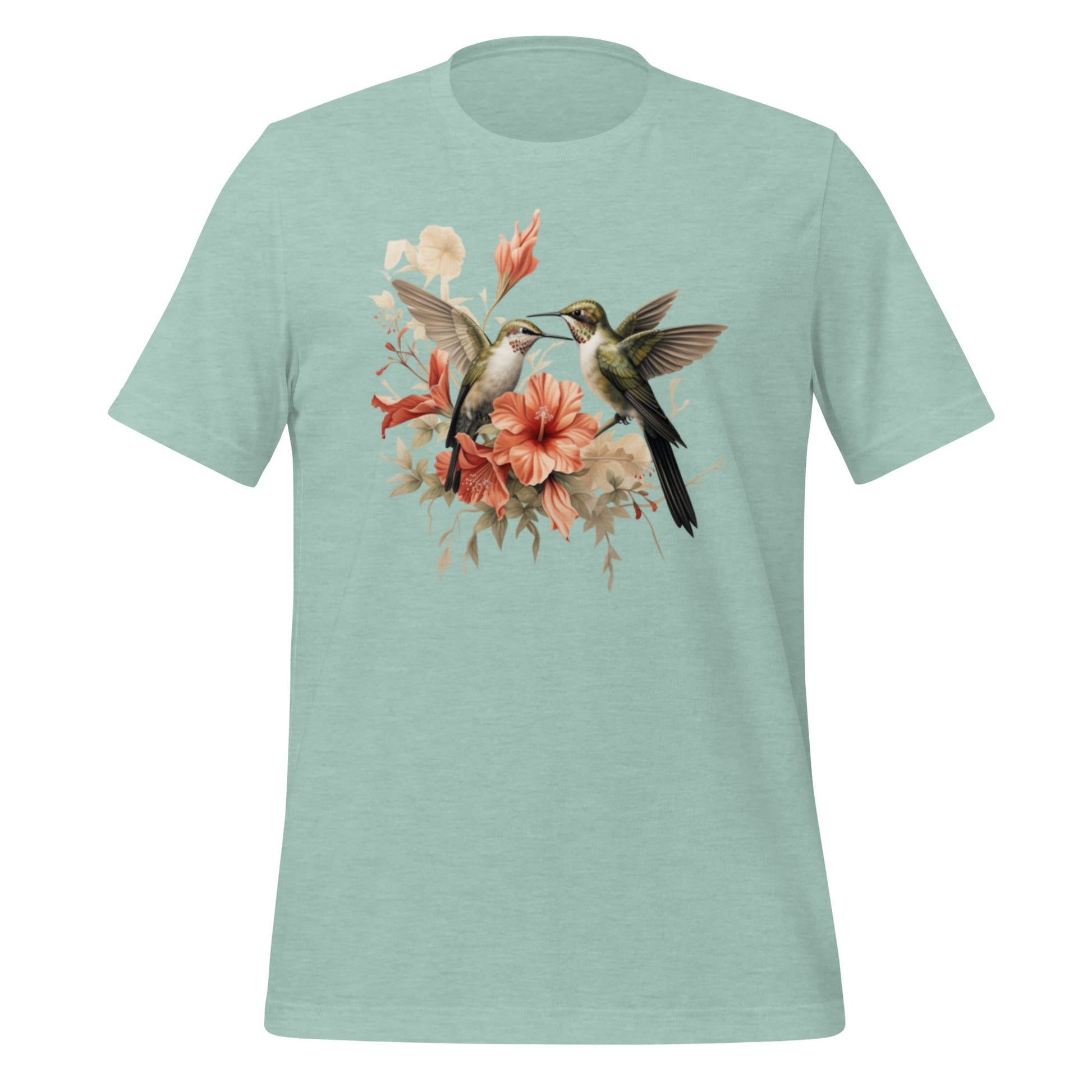 Floral Hummingbird Women's Short Sleeve T-shirt (sizes to 4x) - Ruppy's Creations