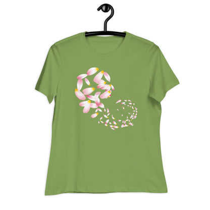 Flowing Petals Women's Relaxed T-Shirt - Ruppy's Creations