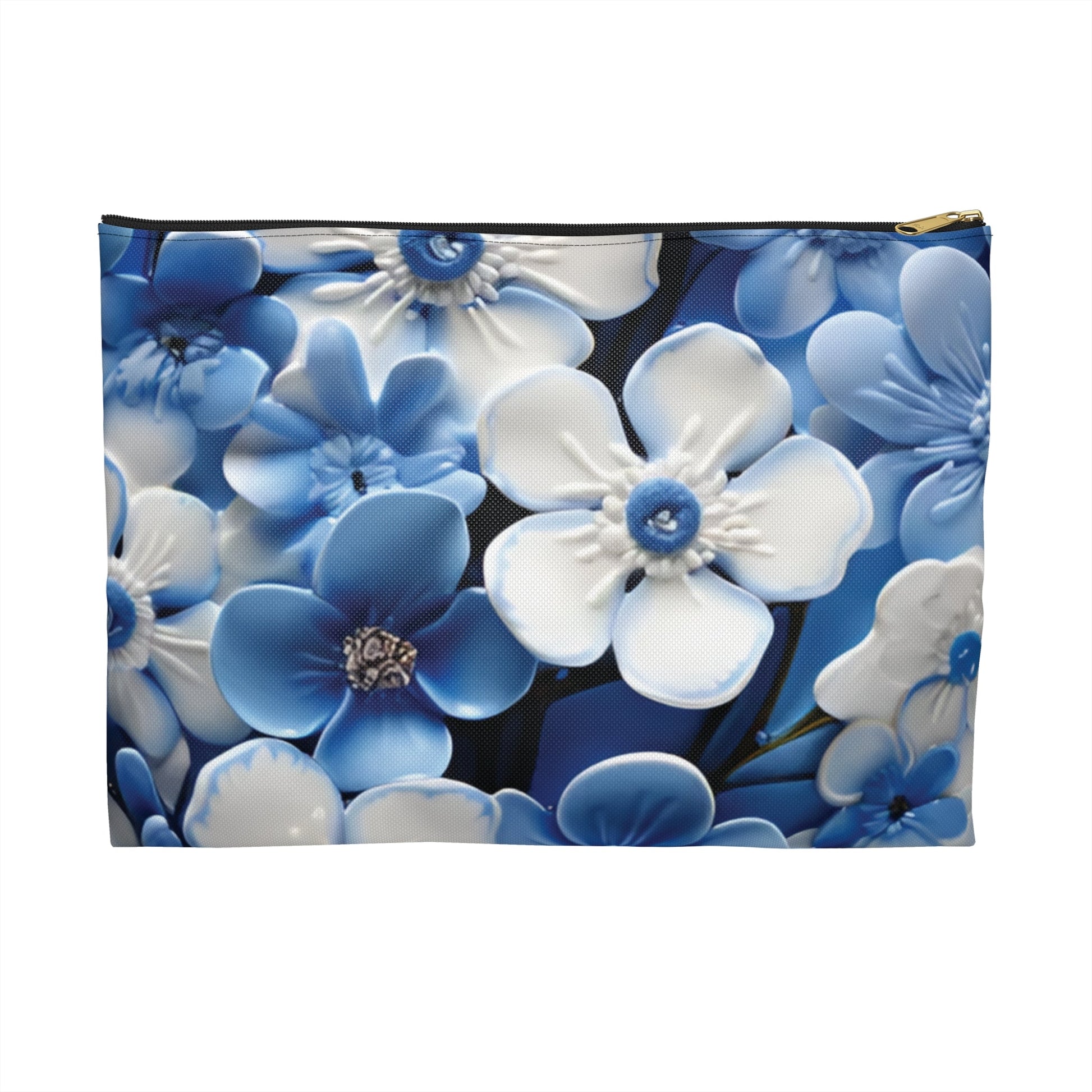 Forget - me - not Cosmetic Travel Bag - Ruppy's Creations