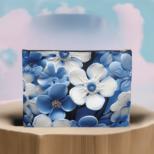 Forget - me - not Cosmetic Travel Bag - Ruppy's Creations