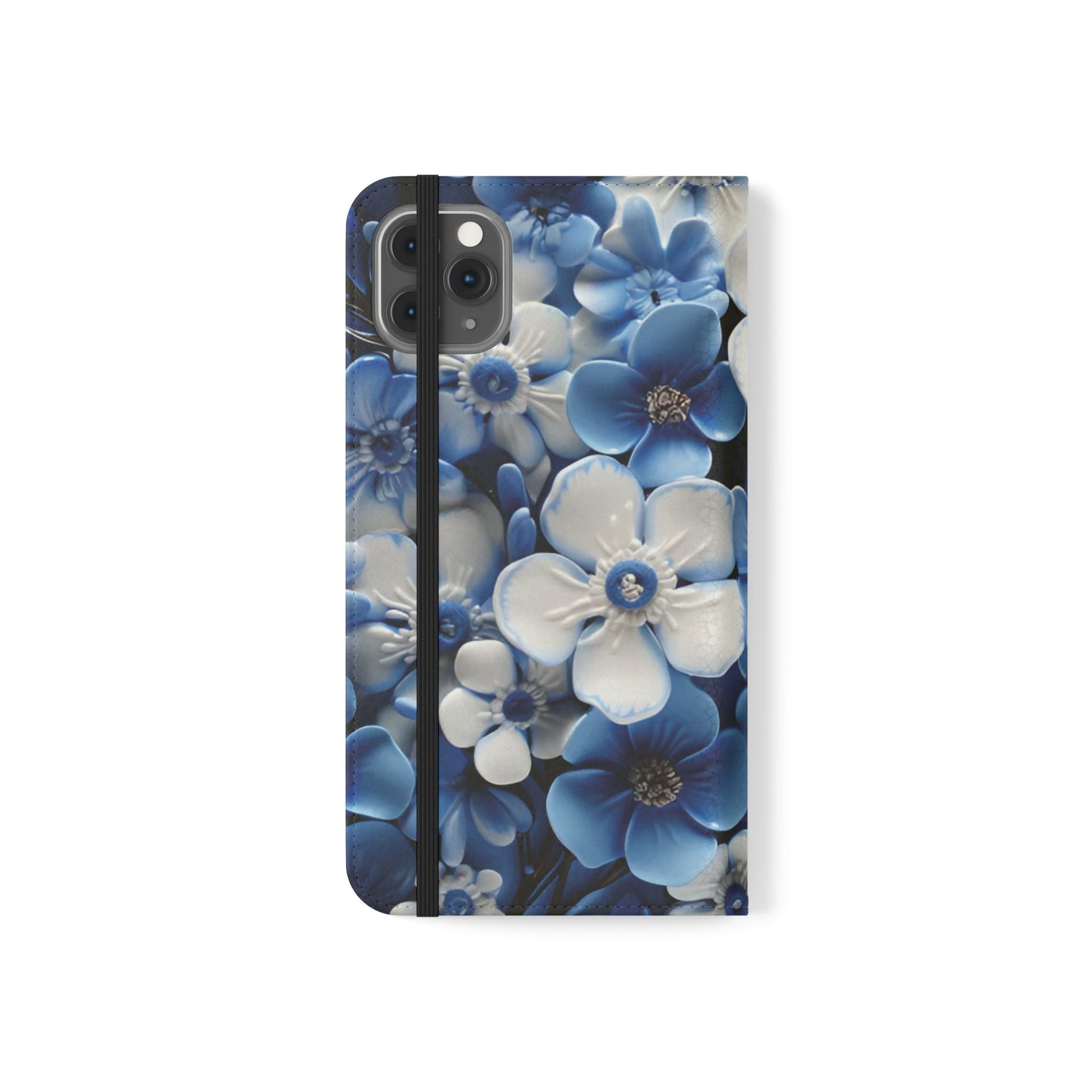 Forget - me - not Folio Phone Case For Apple iphone & Samsung Galaxy - Ruppy's Creations