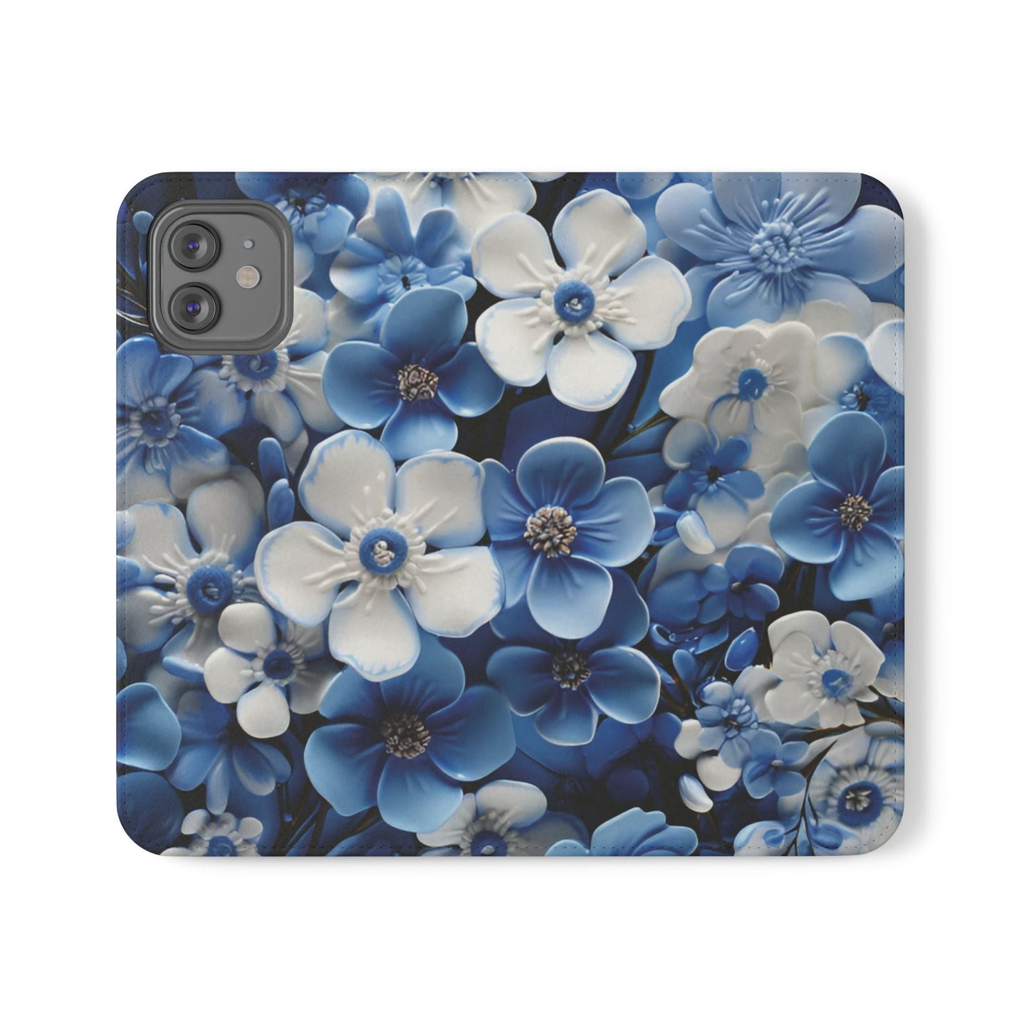Forget - me - not Folio Phone Case For Apple iphone & Samsung Galaxy - Ruppy's Creations