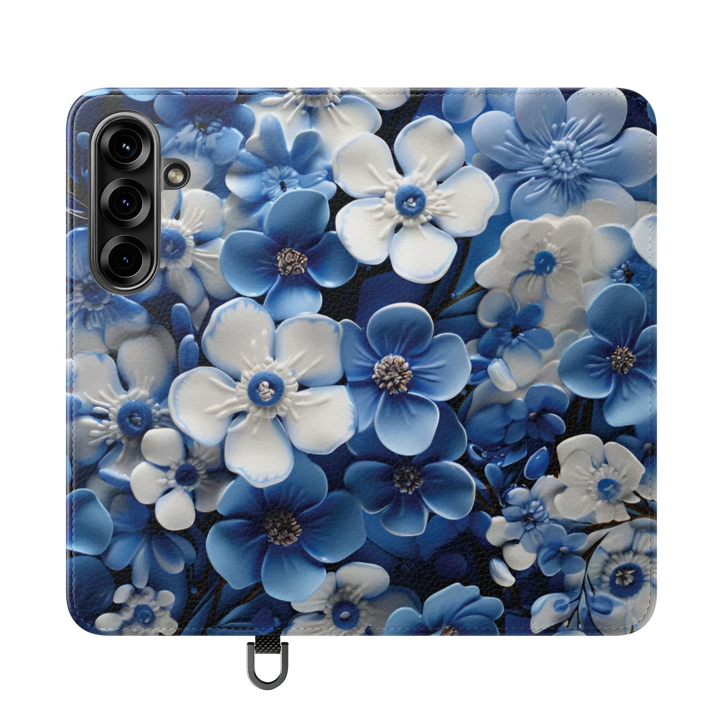 Forget - me - not Folio Phone Case For Apple iphone & Samsung Galaxy - Ruppy's Creations