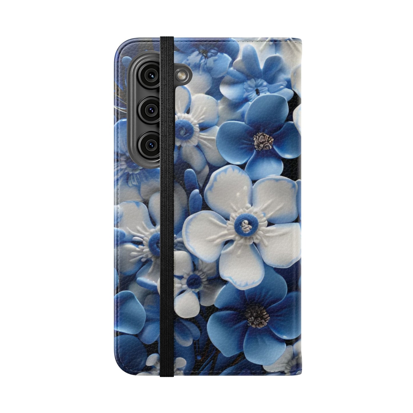 Forget - me - not Folio Phone Case For Apple iphone & Samsung Galaxy - Ruppy's Creations