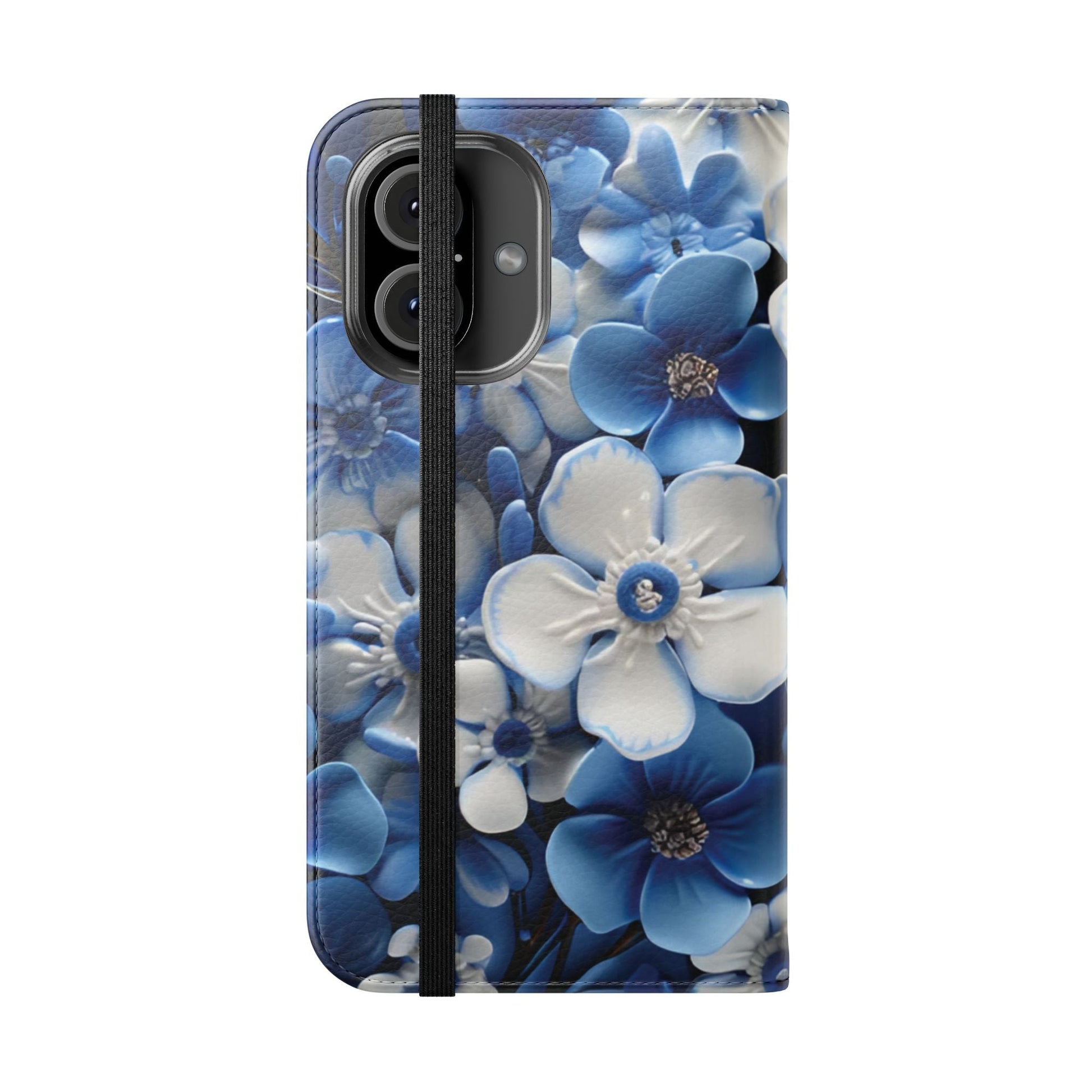 Forget - me - not Folio Phone Case For Apple iphone & Samsung Galaxy - Ruppy's Creations
