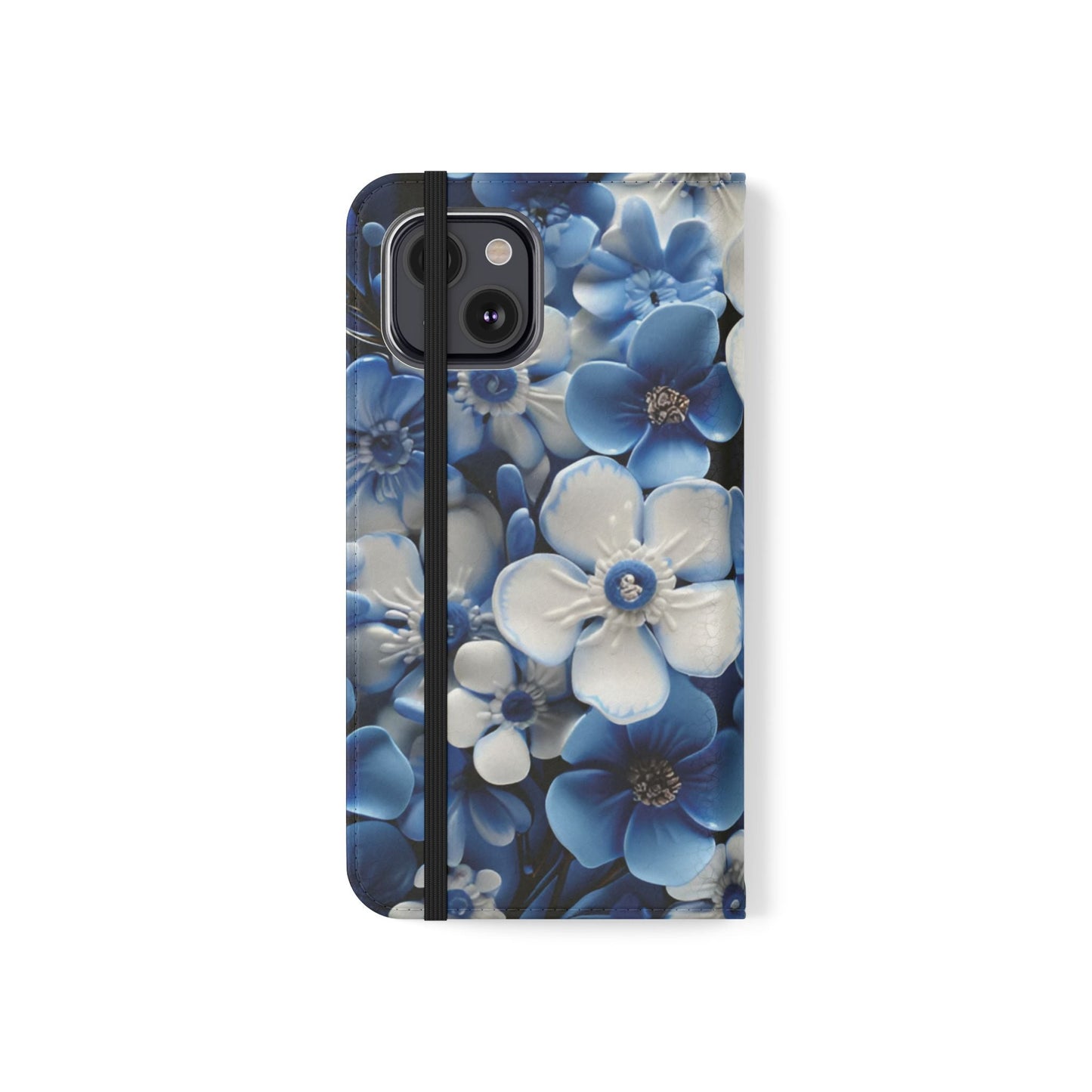 Forget - me - not Folio Phone Case For Apple iphone & Samsung Galaxy - Ruppy's Creations