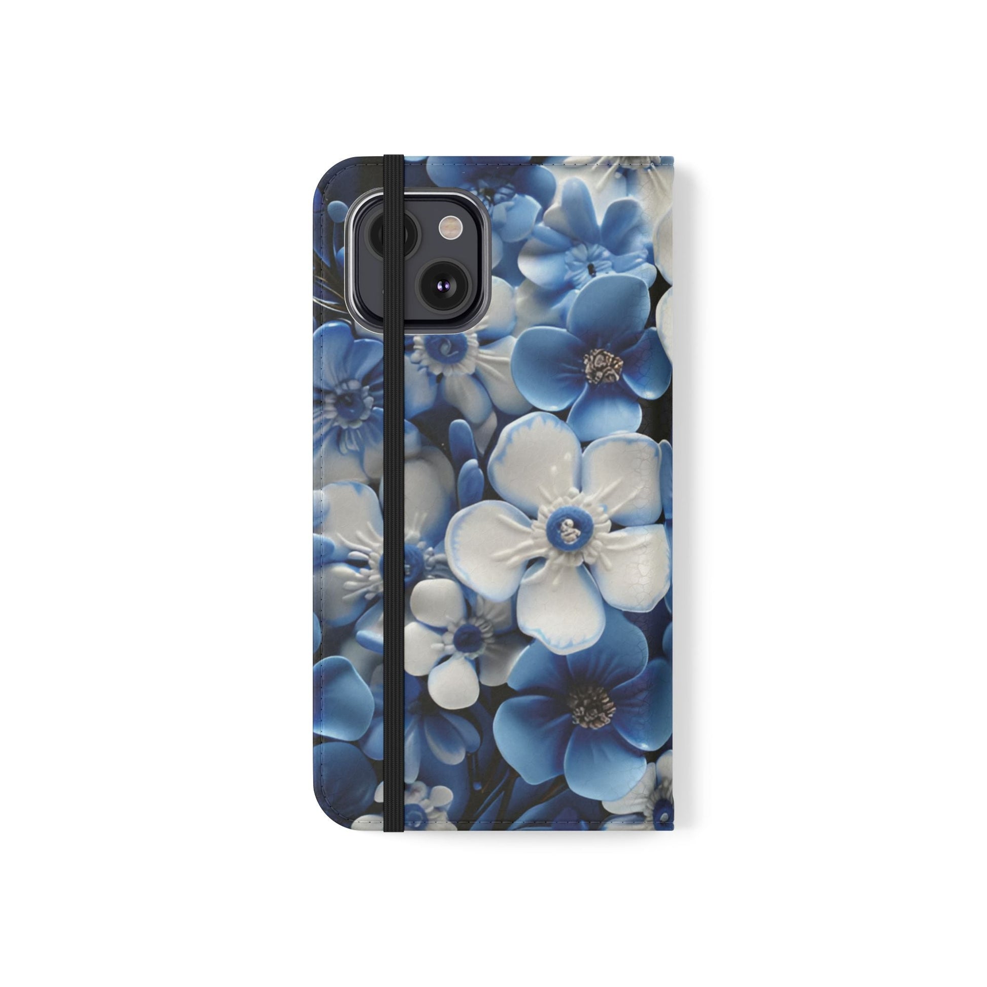 Forget - me - not Folio Phone Case For Apple iphone & Samsung Galaxy - Ruppy's Creations