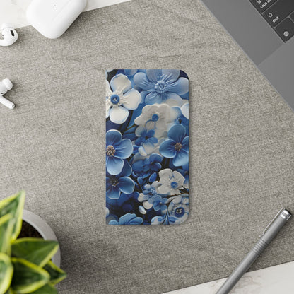 Forget - me - not Folio Phone Case For Apple iphone & Samsung Galaxy - Ruppy's Creations