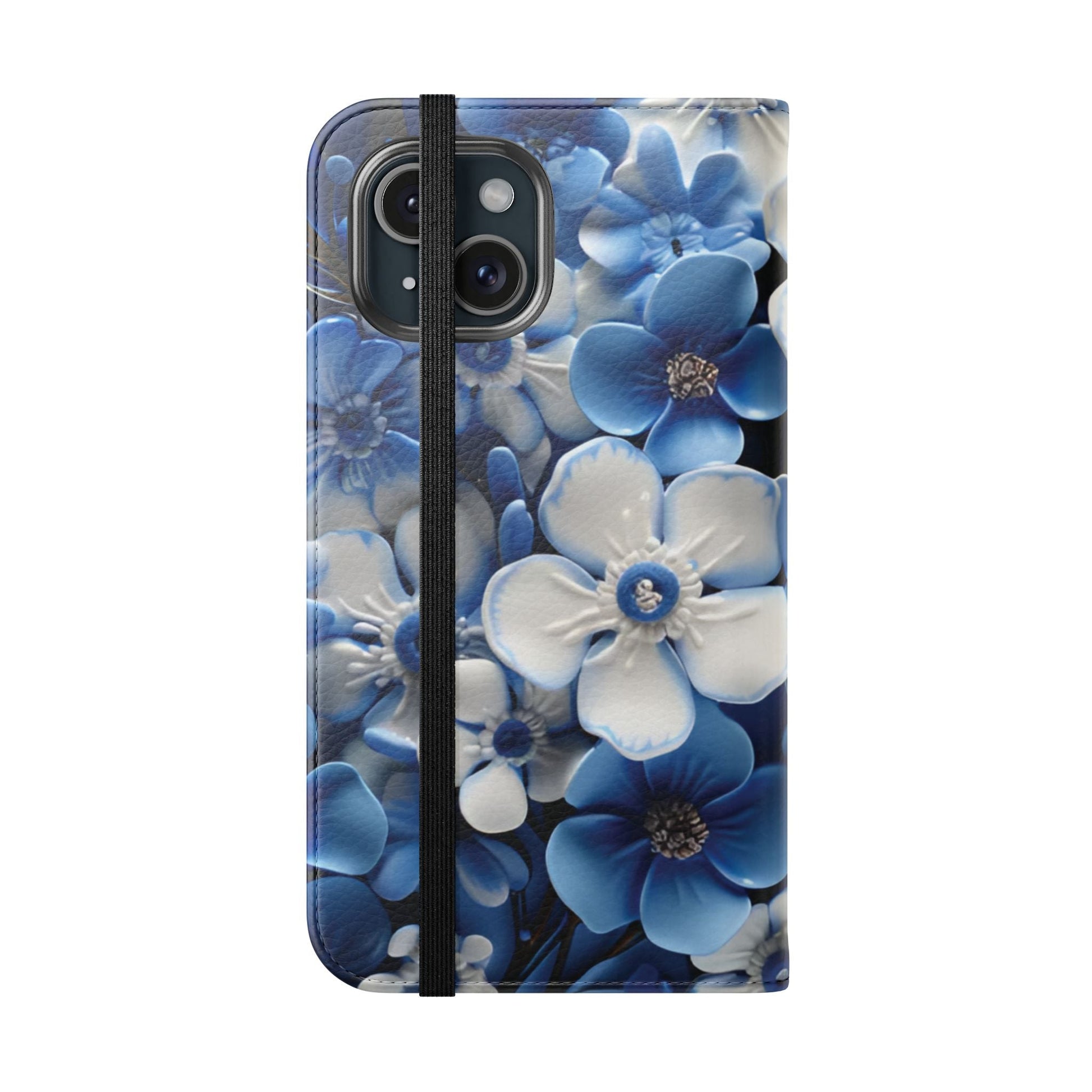 Forget - me - not Folio Phone Case For Apple iphone & Samsung Galaxy - Ruppy's Creations