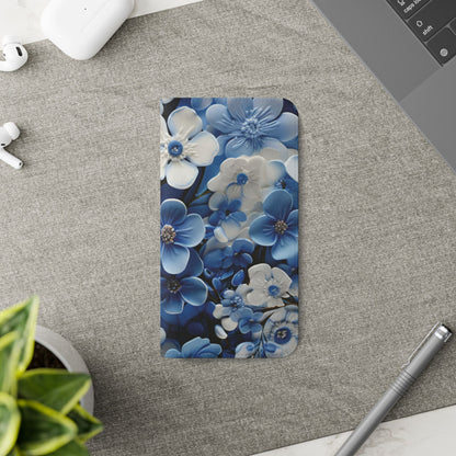 Forget - me - not Folio Phone Case For Apple iphone & Samsung Galaxy - Ruppy's Creations