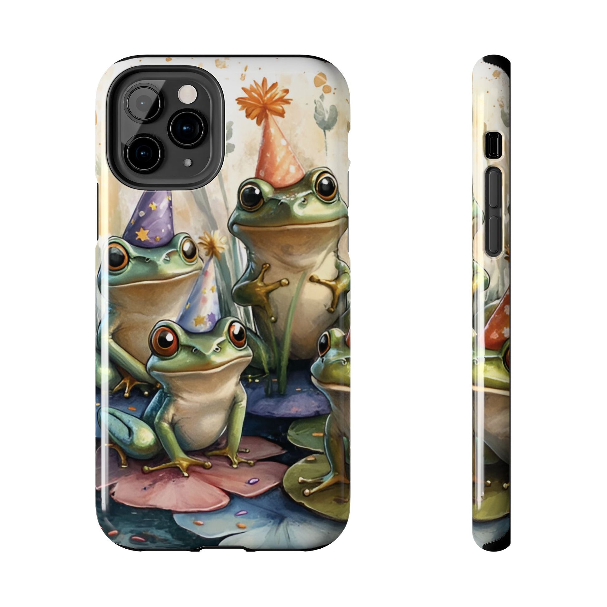 Frog Party Tough Case Designed for iphone - Ruppy's Creations