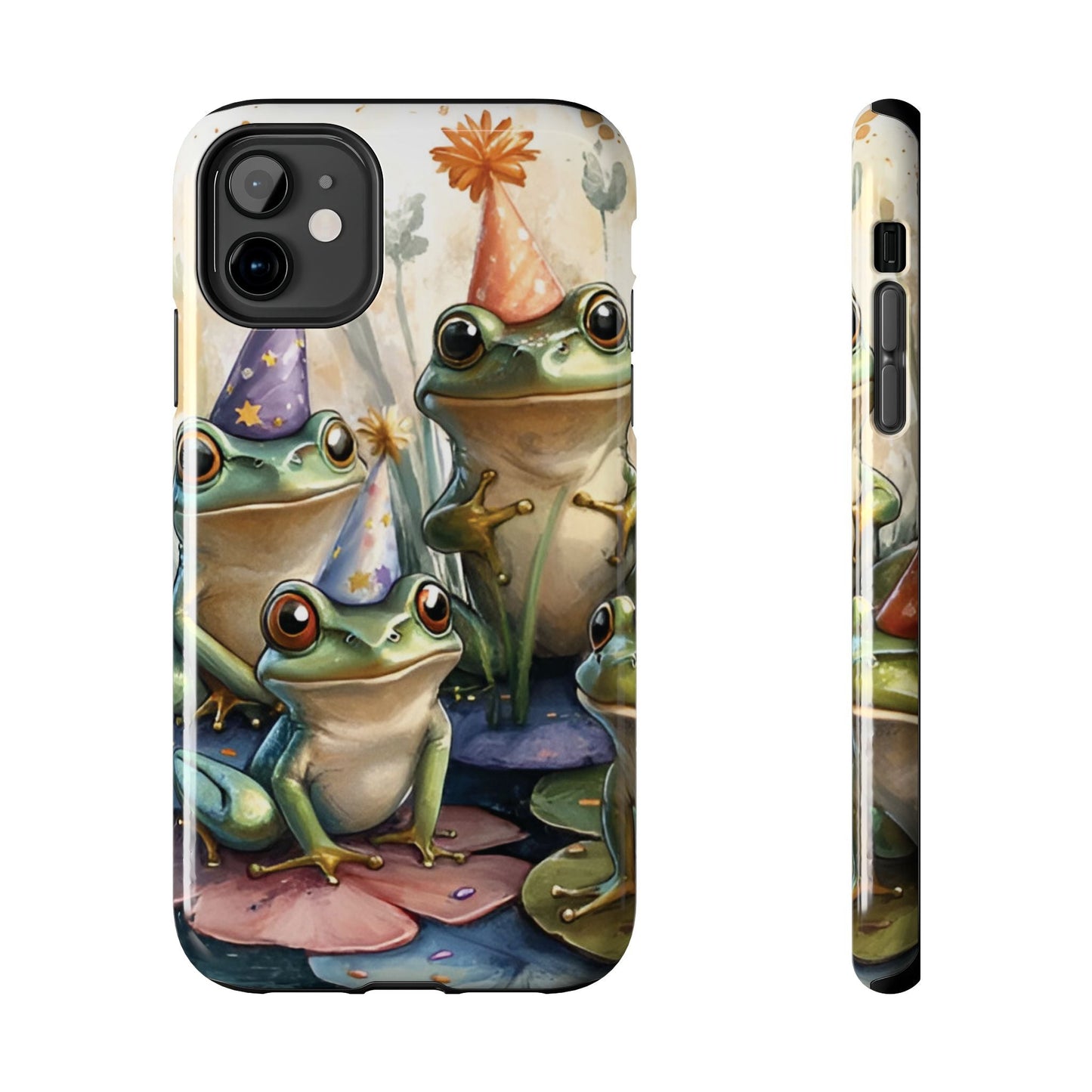Frog Party Tough Case Designed for iphone - Ruppy's Creations