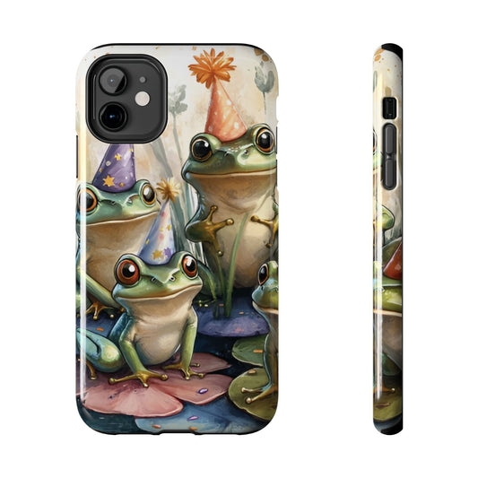 Frog Party Tough Case Designed for iphone - Ruppy's Creations