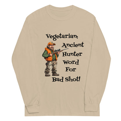 Funny Hunter Men’s Long Sleeve Tee - Ruppy's Creations