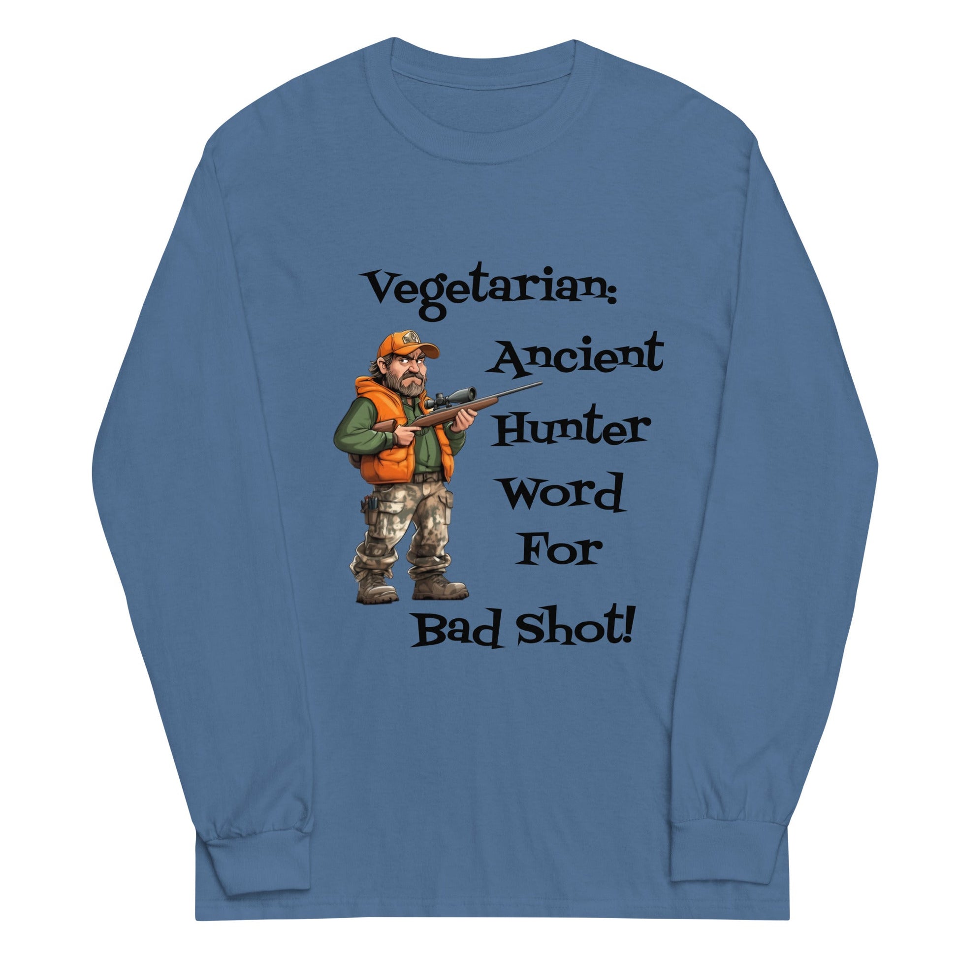 Funny Hunter Men’s Long Sleeve Tee - Ruppy's Creations