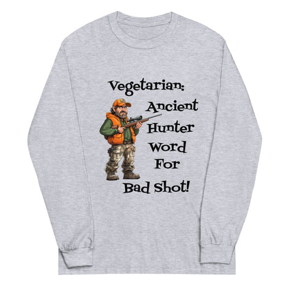 Funny Hunter Men’s Long Sleeve Tee - Ruppy's Creations