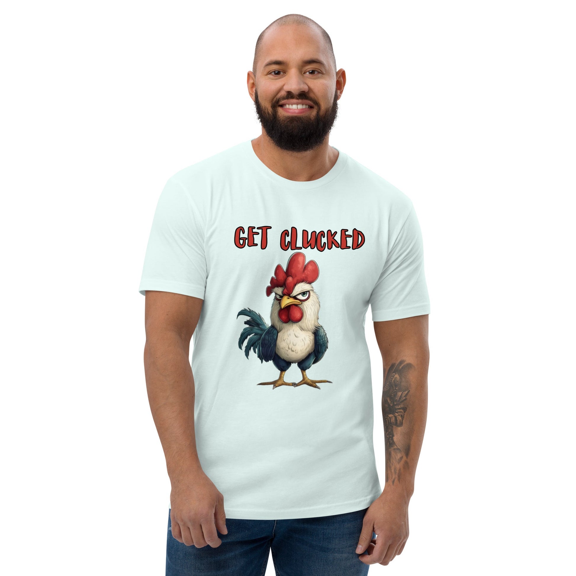 Get Clucked Men's Fitted T-shirt - Ruppy's Creations
