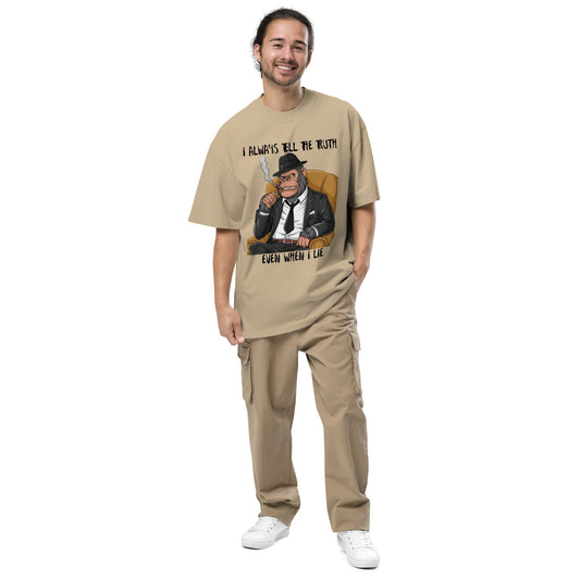 Gorilla Gangster Oversized Faded T-shirt - Ruppy's Creations