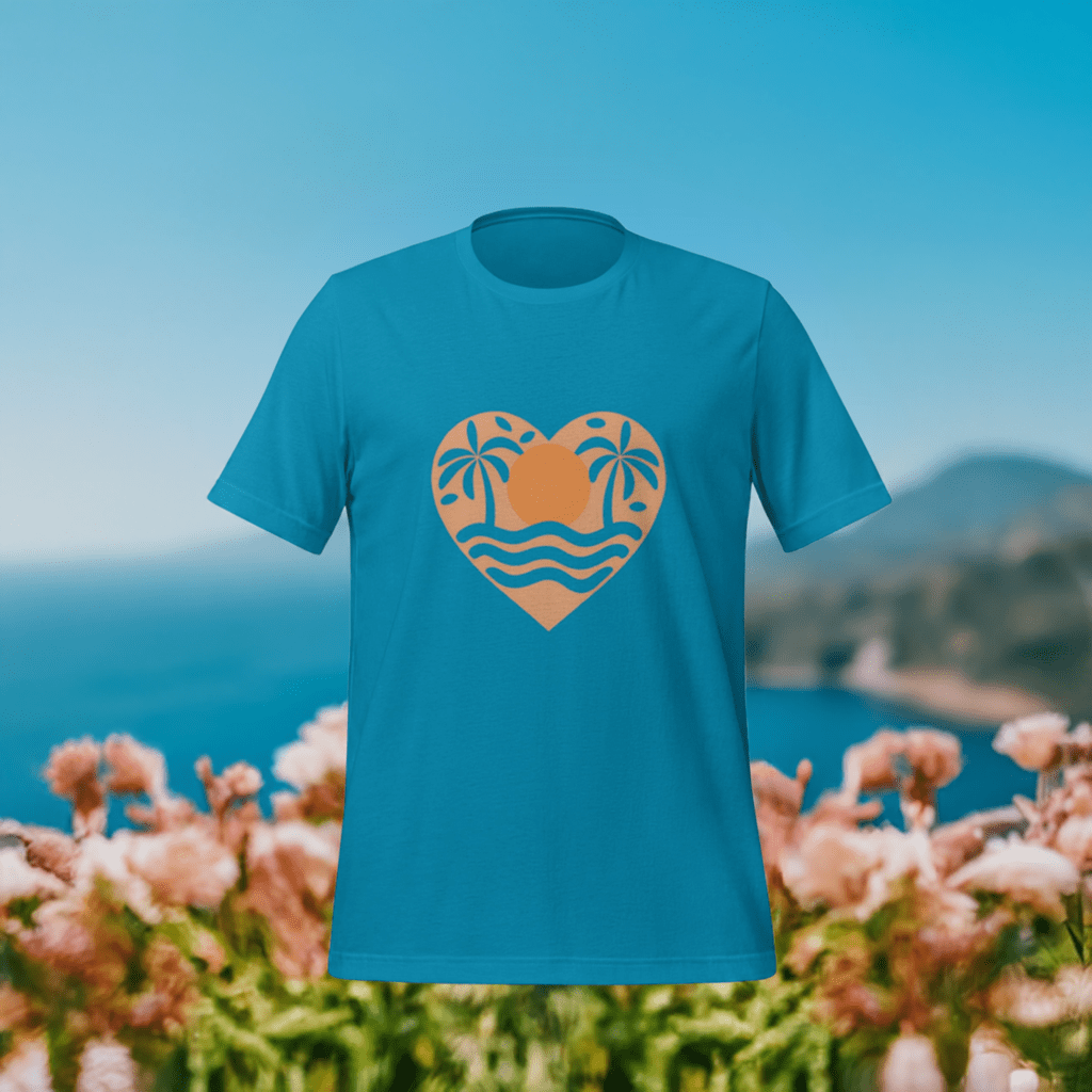 Heart of the Tropics Unisex Cotton t-shirt - Ruppy's Creations