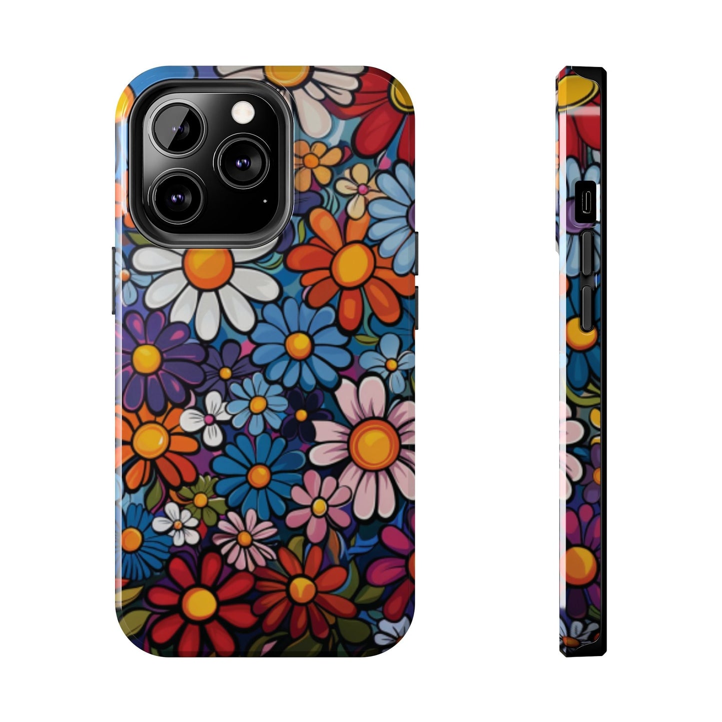 Hippie Floral Tough Case Designed for iphone - Ruppy's Creations
