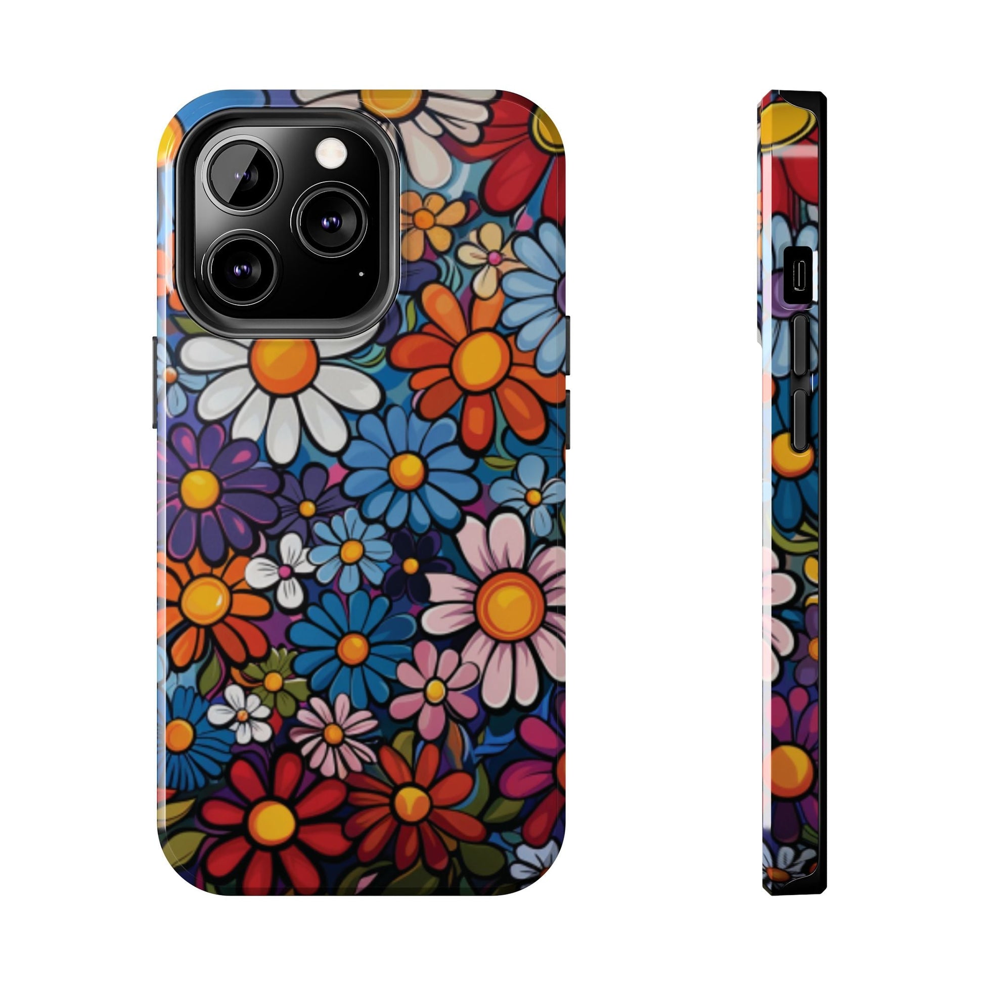 Hippie Floral Tough Case Designed for iphone - Ruppy's Creations