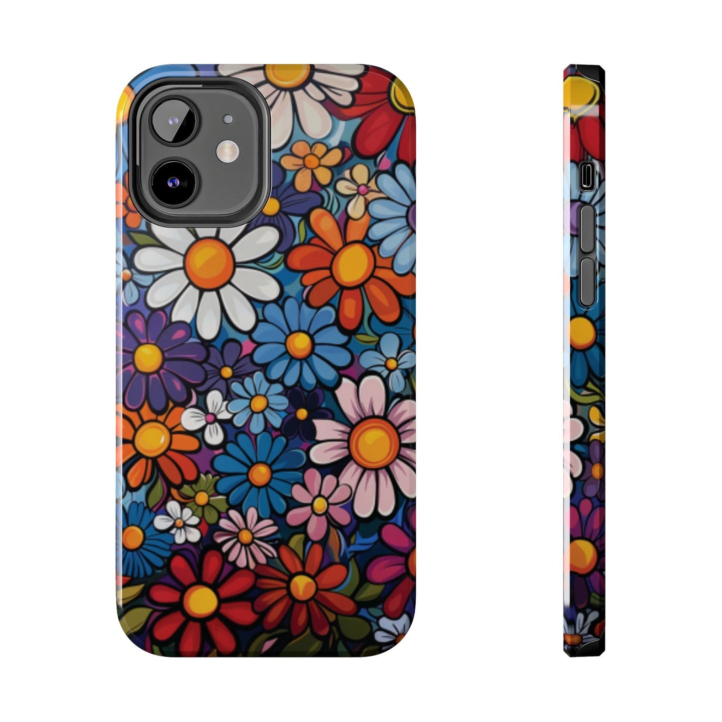 Hippie Floral Tough Case Designed for iphone - Ruppy's Creations