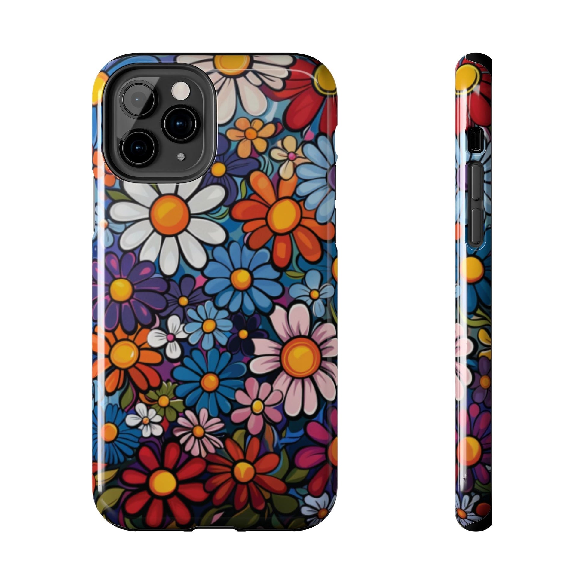 Hippie Floral Tough Case Designed for iphone - Ruppy's Creations