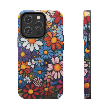 Hippie Floral Tough Case Designed for iphone - Ruppy's Creations
