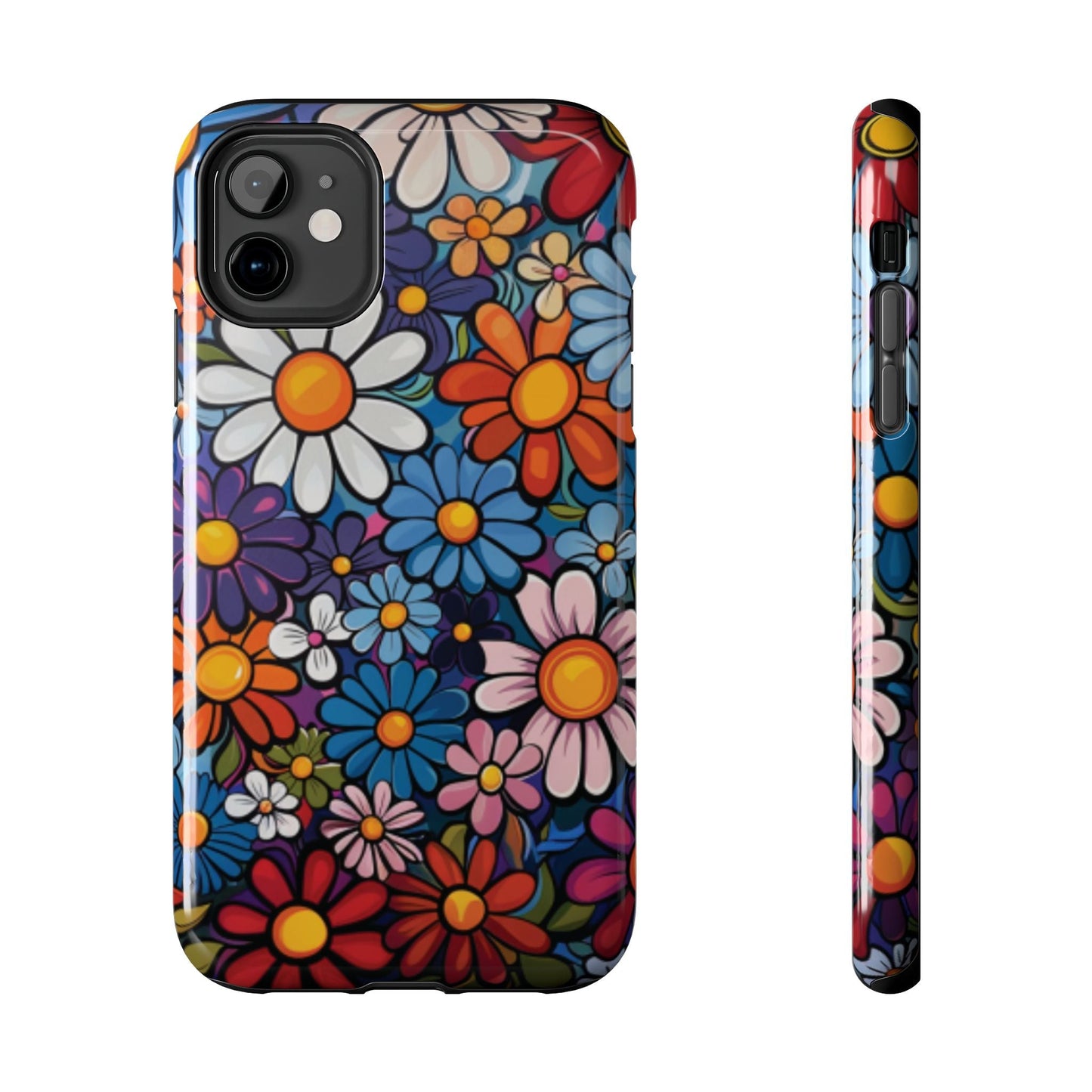 Hippie Floral Tough Case Designed for iphone - Ruppy's Creations