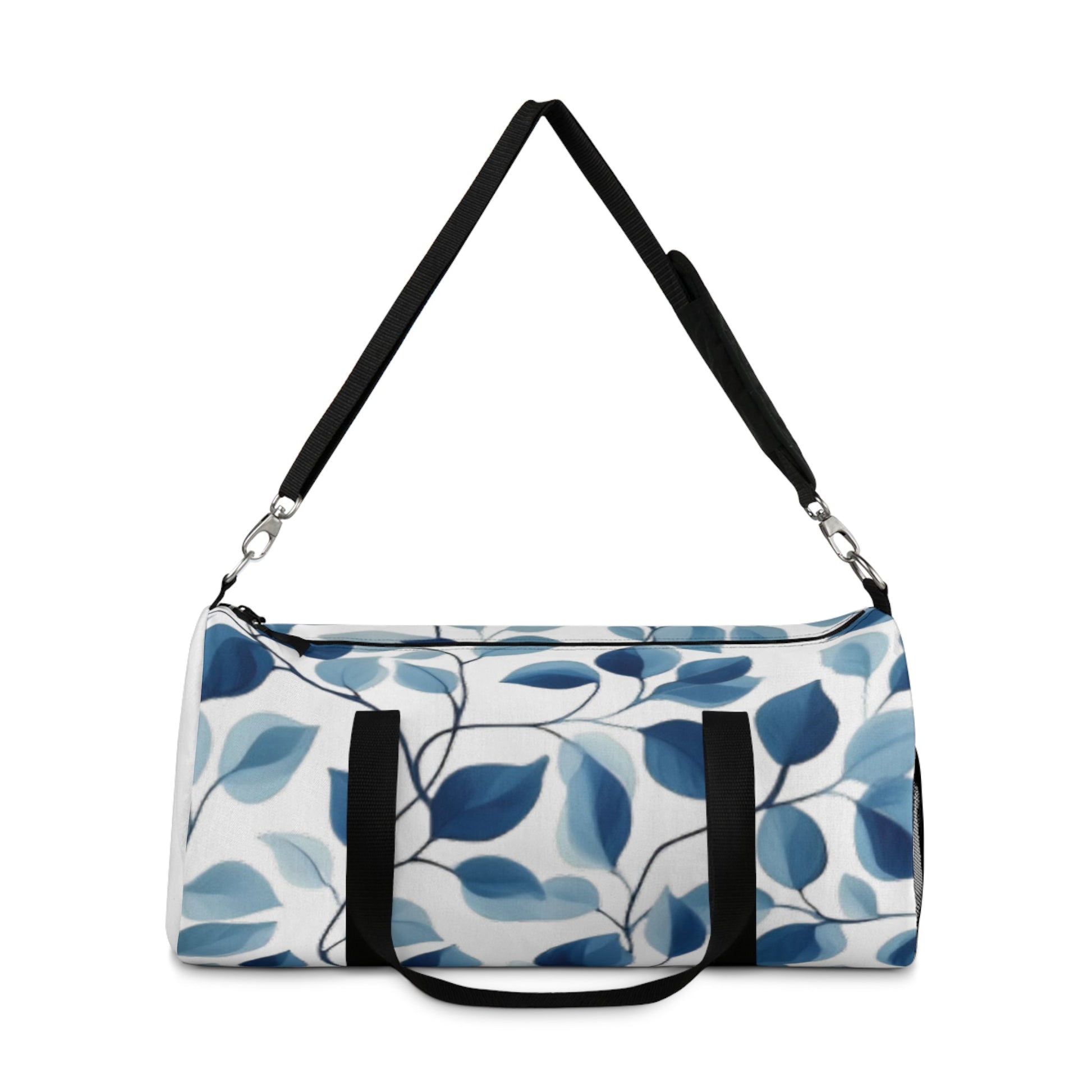 Hues of Blue Vines Duffel Travel Bag - Ruppy's Creations