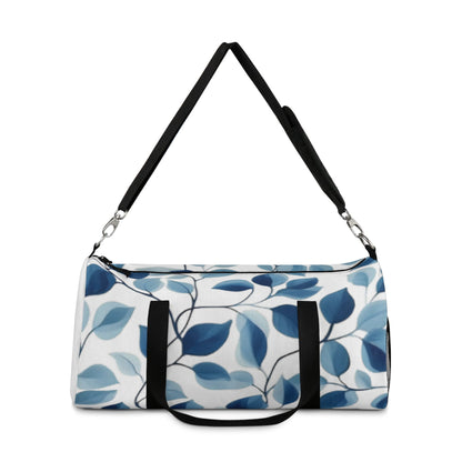 Hues of Blue Vines Duffel Travel Bag - Ruppy's Creations