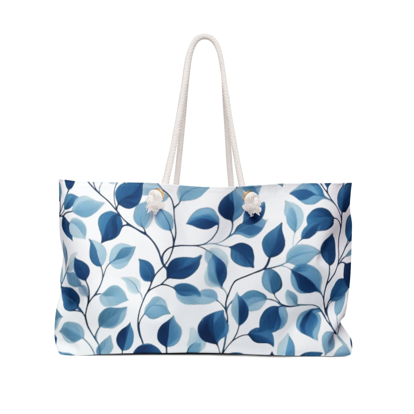 Hues of Blue Vines Weekender Travel Tote Bag - Ruppy's Creations