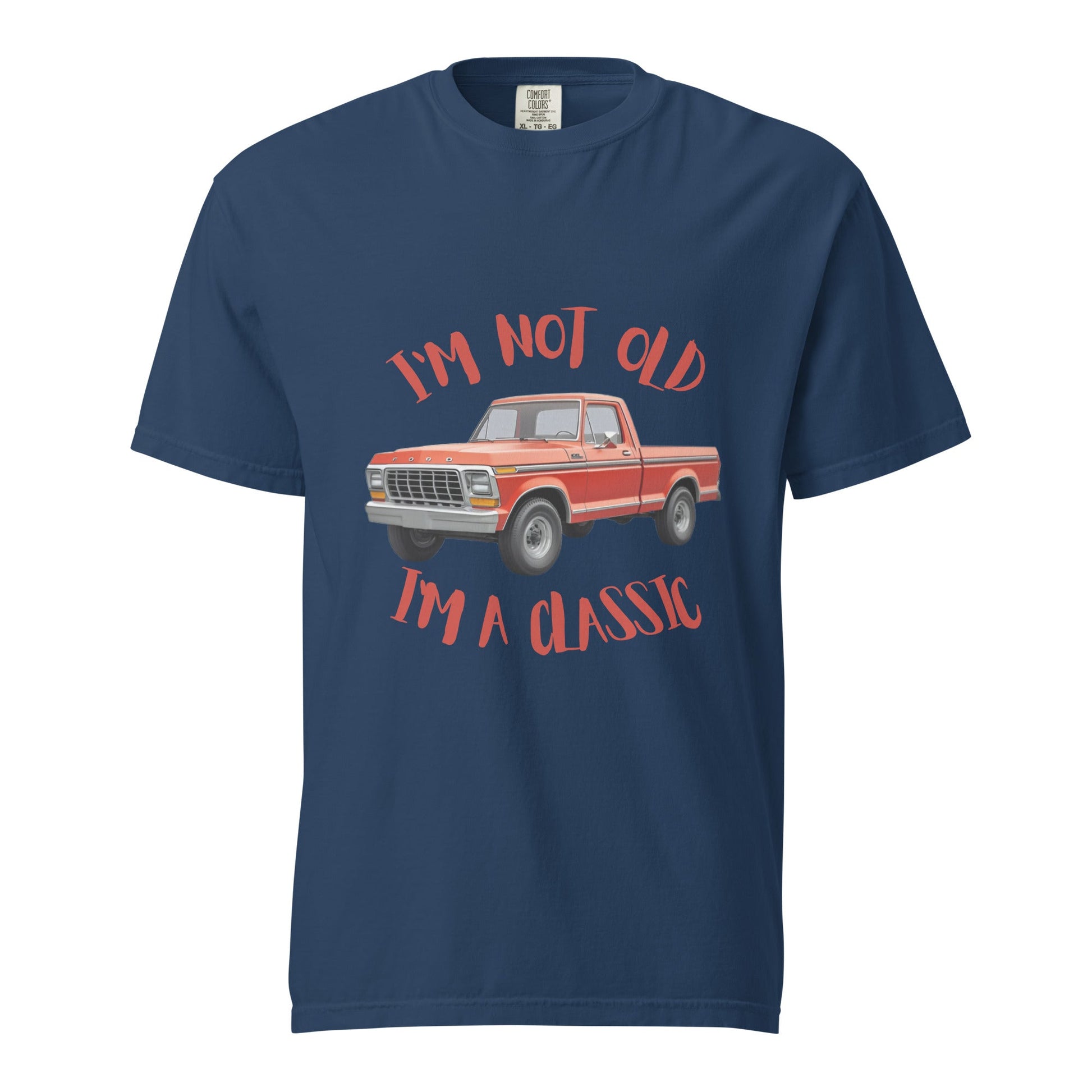 I am not old, Classic - Pick up Truck Men's garment - dyed heavyweight t-shirt (sizes up to 4x) - Ruppy's Creations