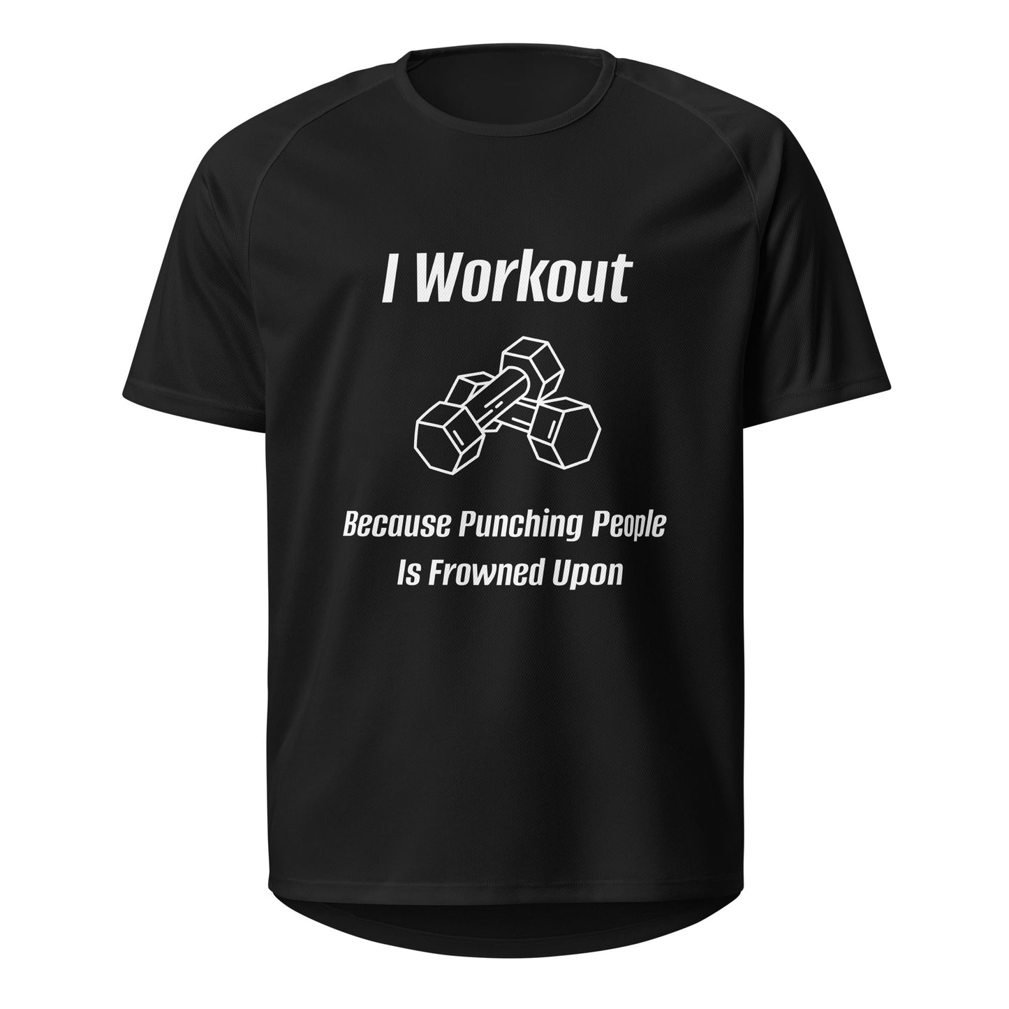 I Workout Because Unisex Sports Jersey - Ruppy's Creations