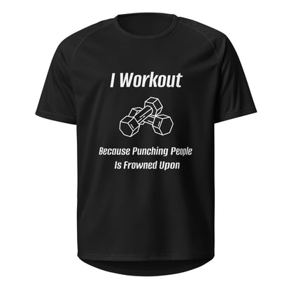 I Workout Because Unisex Sports Jersey - Ruppy's Creations