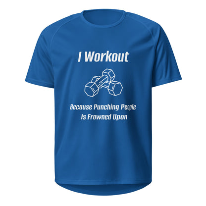 I Workout Because Unisex Sports Jersey - Ruppy's Creations