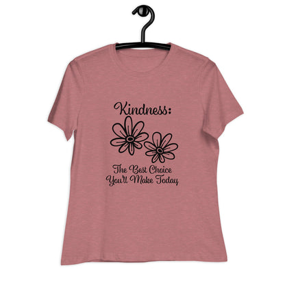 Kindness Women's Relaxed T-Shirt - Ruppy's Creations