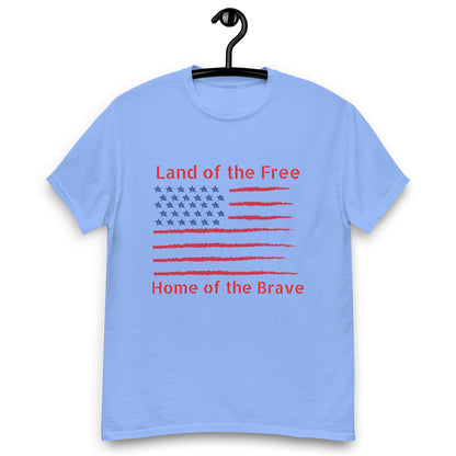 Land of the Free Patriotic Unisex Classic Fit T-shirt - Ruppy's Creations