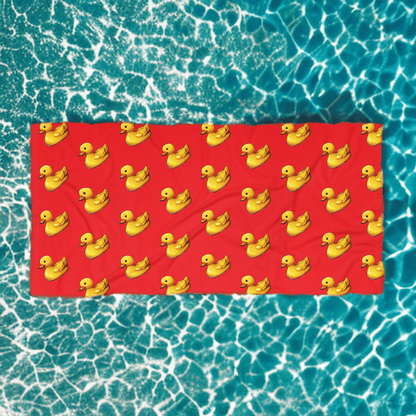 Little Yellow Duck Luxury Beach Towel - Ruppy's Creations