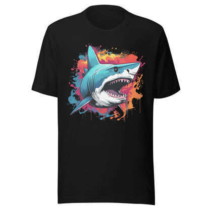 Men's Psychedelic Shark 100% Cotton T-shirt (sizes up to 4x) - Ruppy's Creations