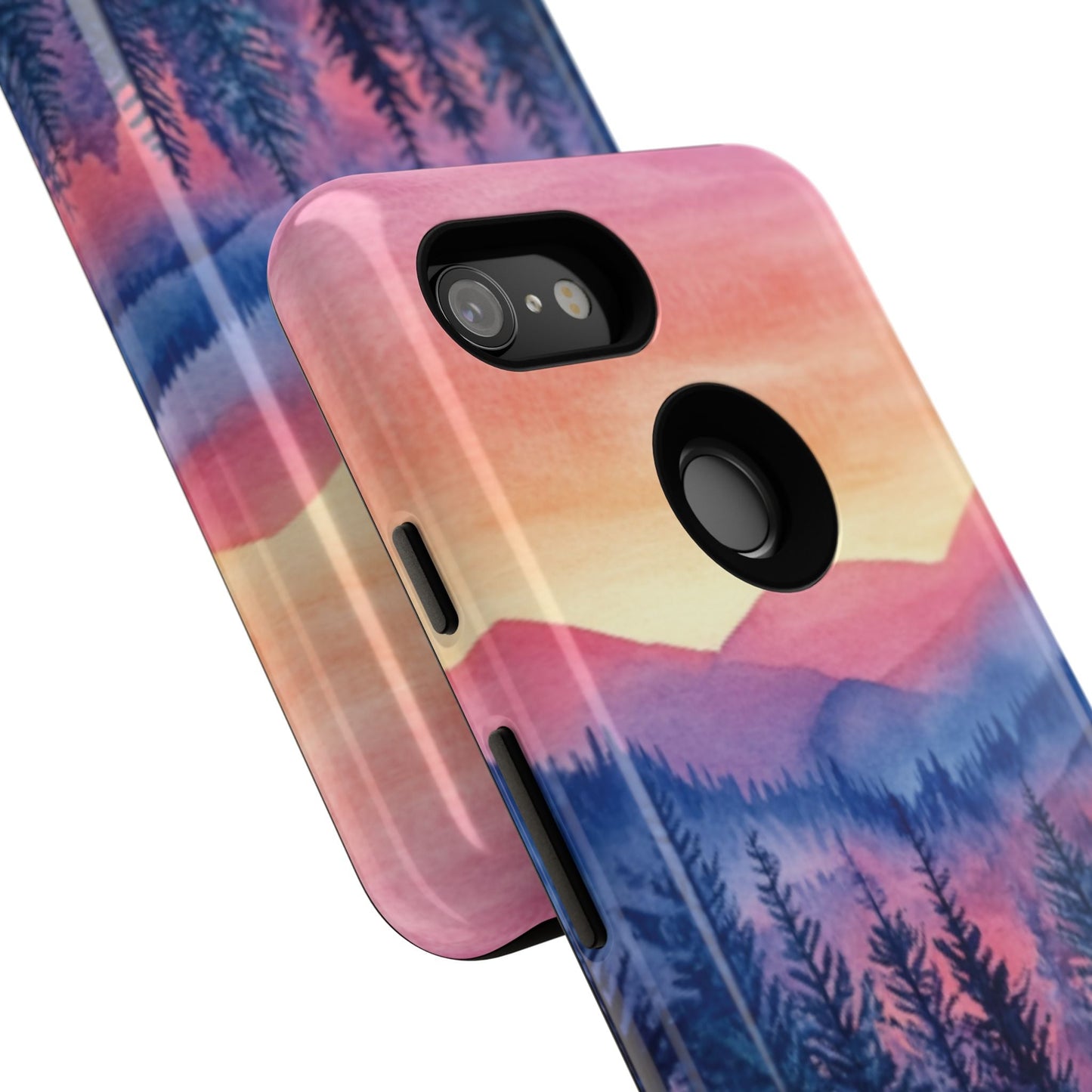Mountain Winter Sunset Tough Cell Phone Case - Ruppy's Creations