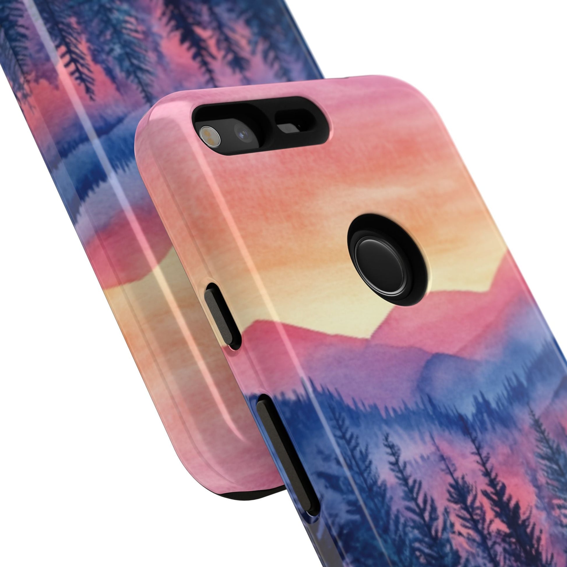 Mountain Winter Sunset Tough Cell Phone Case - Ruppy's Creations