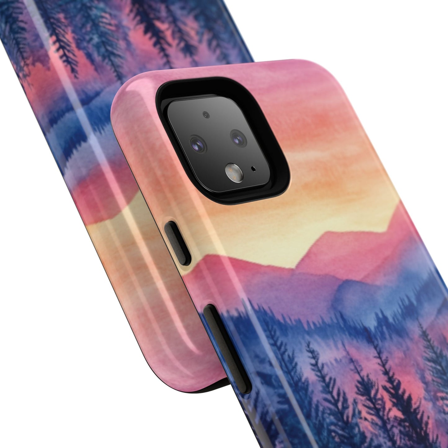 Mountain Winter Sunset Tough Cell Phone Case - Ruppy's Creations
