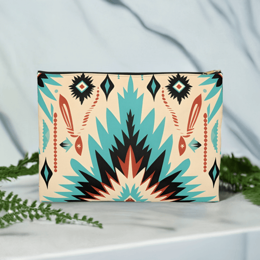 Navajo Weave Look Cosmetic Travel Bag - Ruppy's Creations