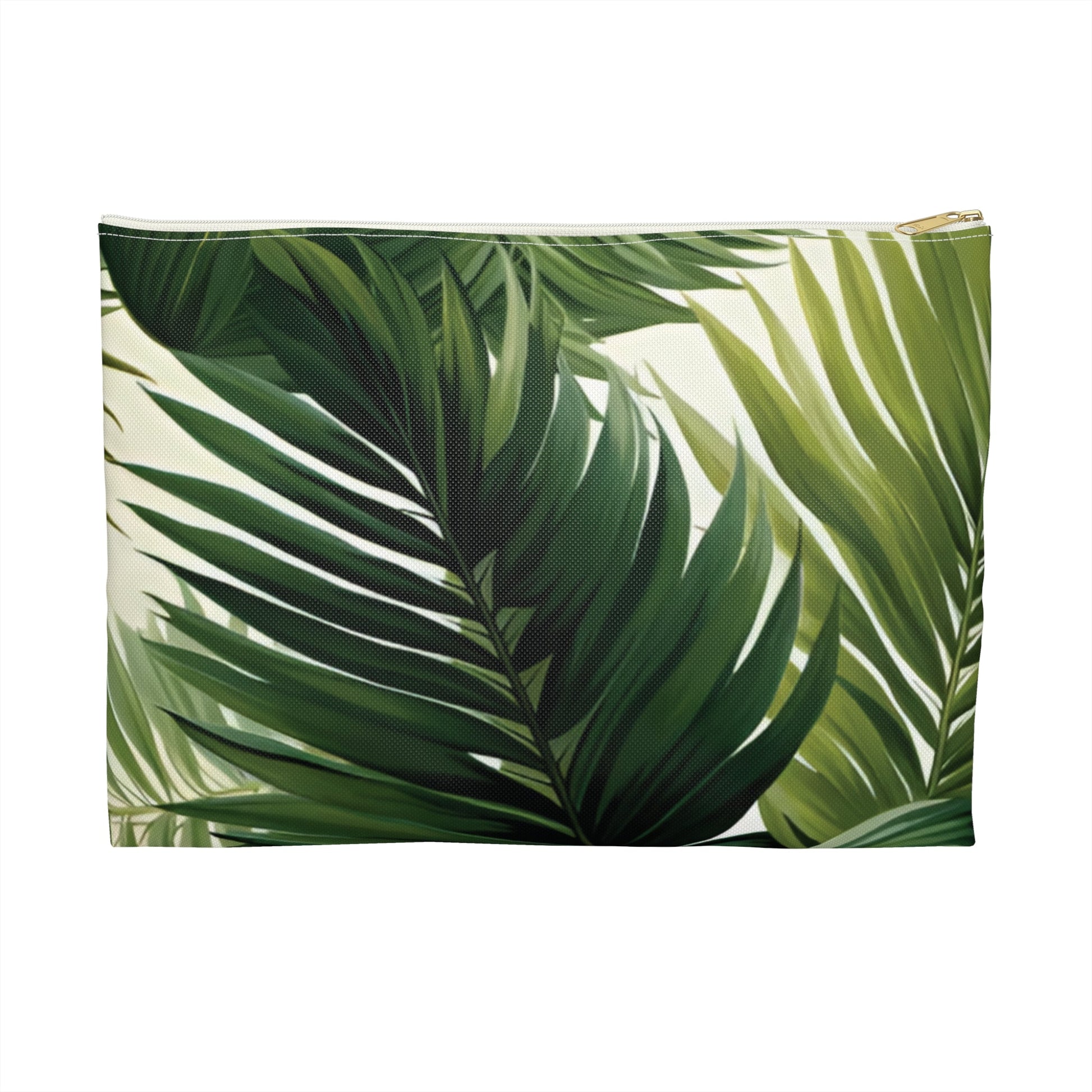 Palm Leaves Cosmetic Travel Bag - Ruppy's Creations