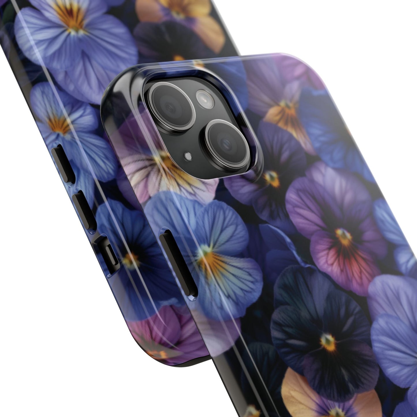 Pansy Flowers Tough Case Designed for iphone - Ruppy's Creations
