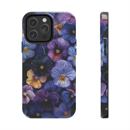 Pansy Flowers Tough Case Designed for iphone - Ruppy's Creations