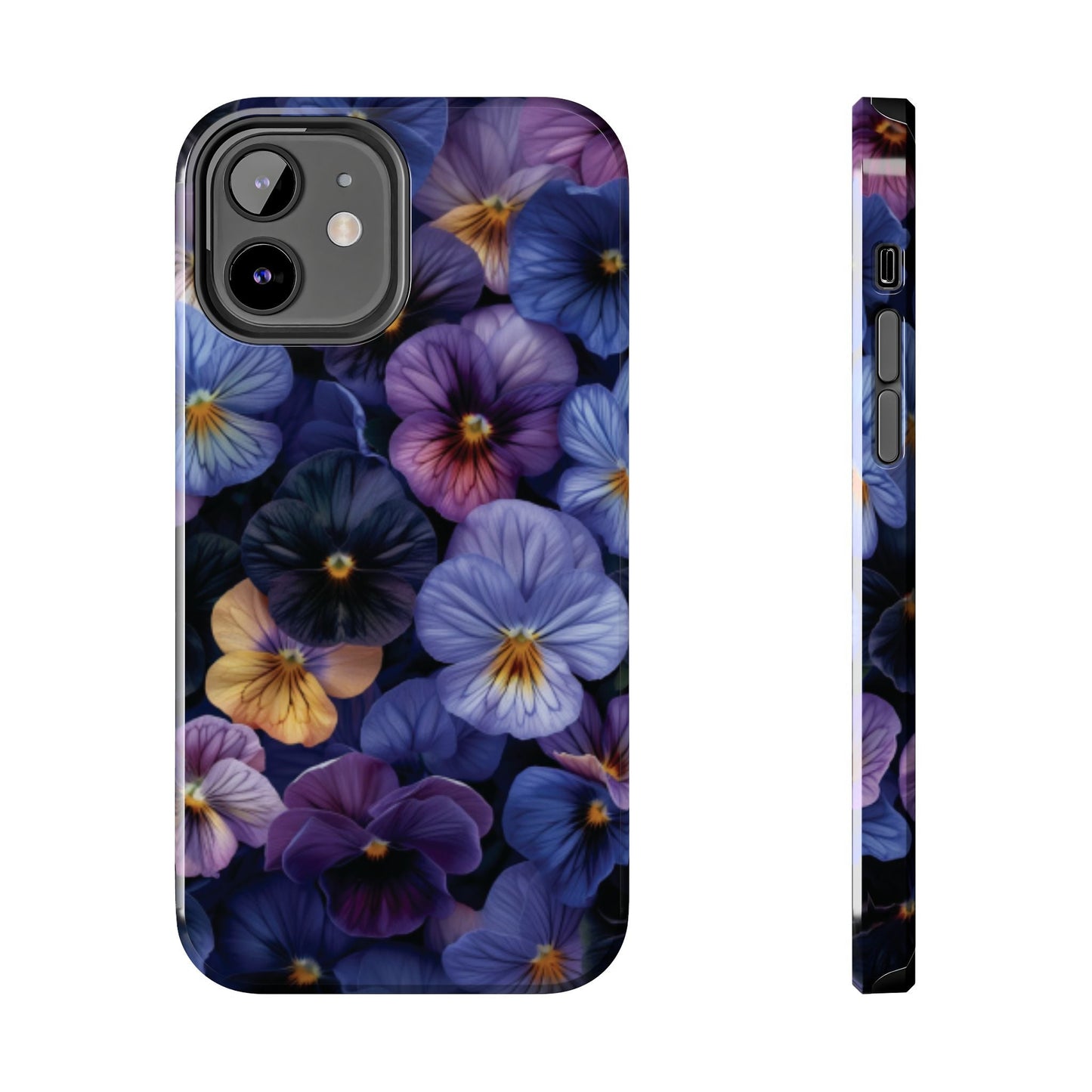 Pansy Flowers Tough Case Designed for iphone - Ruppy's Creations
